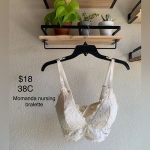 Beige nursing bra/bralette